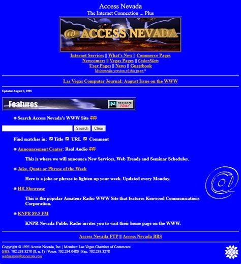 access nevada official site